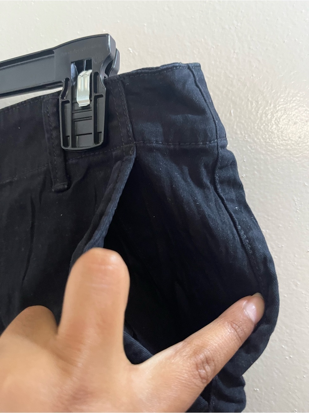 LOFT Black Shorts with Front Button Waist - Picture 2 of 5